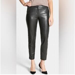 Women’s Crippen Black Faux Leather Pants Size 14-16